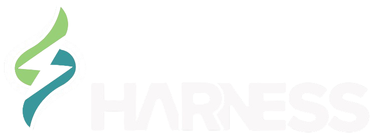 This image has an empty alt attribute; its file name is Harness_Logo_White.png